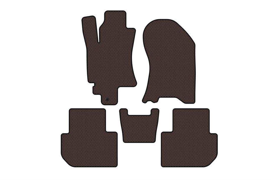 Subaru Tribeca 2005–2014 Gumijas paklājiņi Carsuit (Brūni) Image
