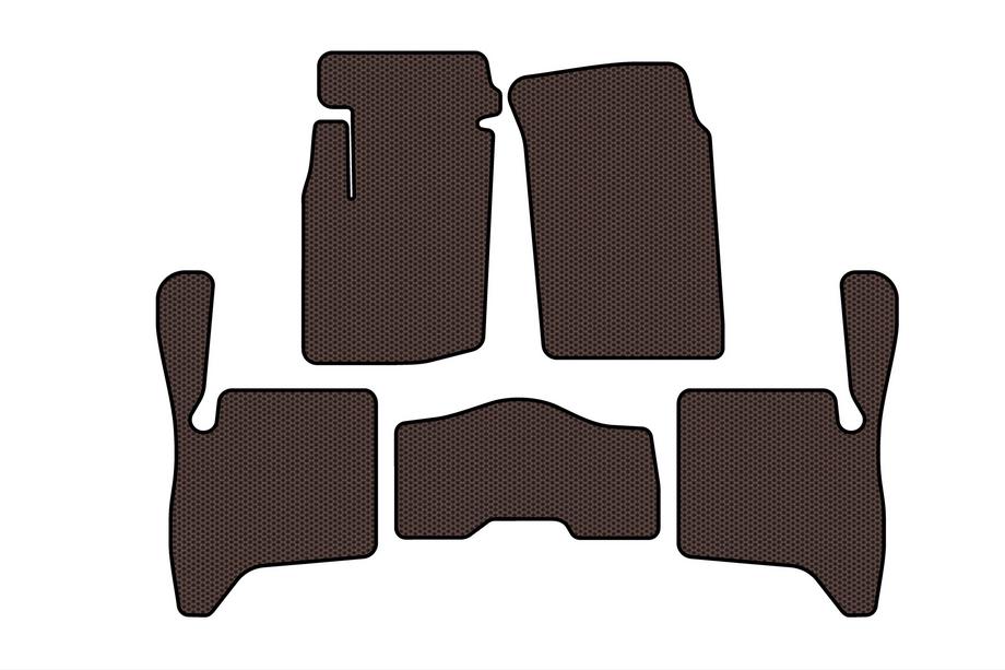 Suzuki Vitara 1998–2006 Carsuit gumijas salona paklājiņi (3 durvju, brūni) Image
