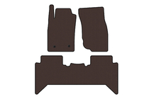Toyota Hilux 2006–2015 Gumijas salona paklājiņi Carsuit V2 (Brūni) foto 1