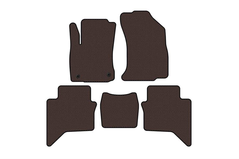 Toyota Hilux 2015– Gumijas paklājiņi Carsuit (Brūni) Image
