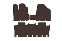 Toyota Sienna 2003–2009 Carsuit gumijas salona paklājiņi (2 rindas, brūni) foto 1
