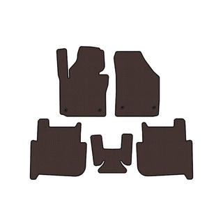 Gumijas paklājiņi Carsuit (2 rindas, 2006-2010, 7-vietīgs, brūns) Volkswagen Touran 2003–2010 foto 1