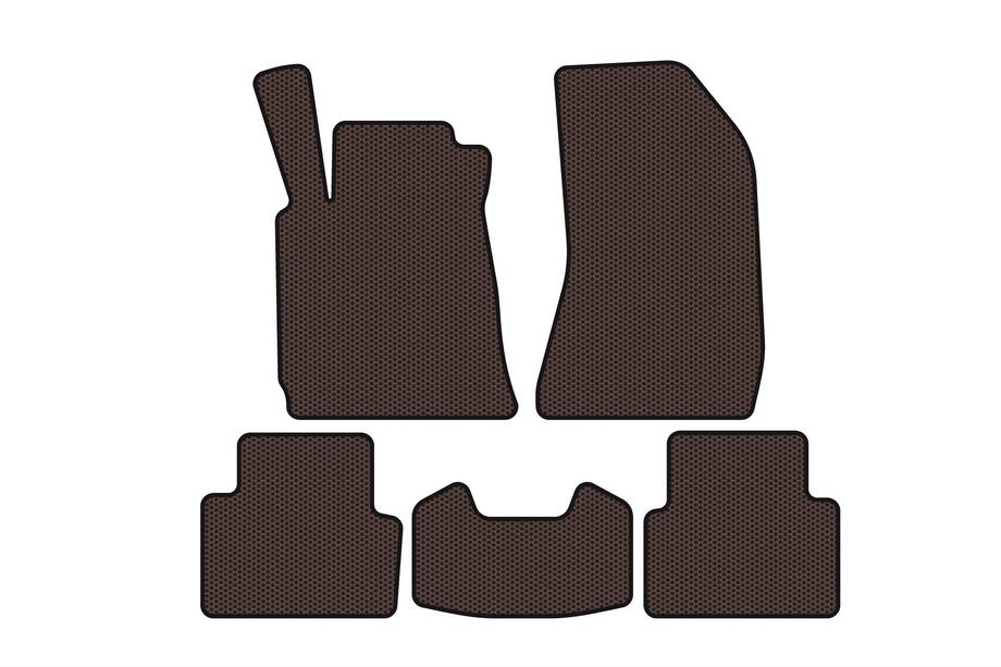 Alfa Romeo 159 2005–2011 Carsuit V-1 gumijas paklājiņi (brūni) Image