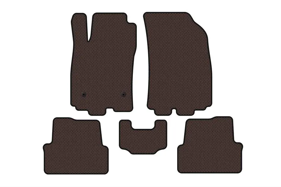 Chevrolet Sonic 2011–2022 Gumijas paklājiņi Carsuit (HB, brūni) Image