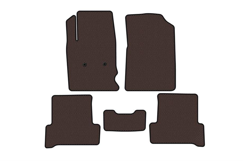 Chevrolet Colorado 2012–2022 Gumijas paklājiņi Carsuit (Brūni) Image