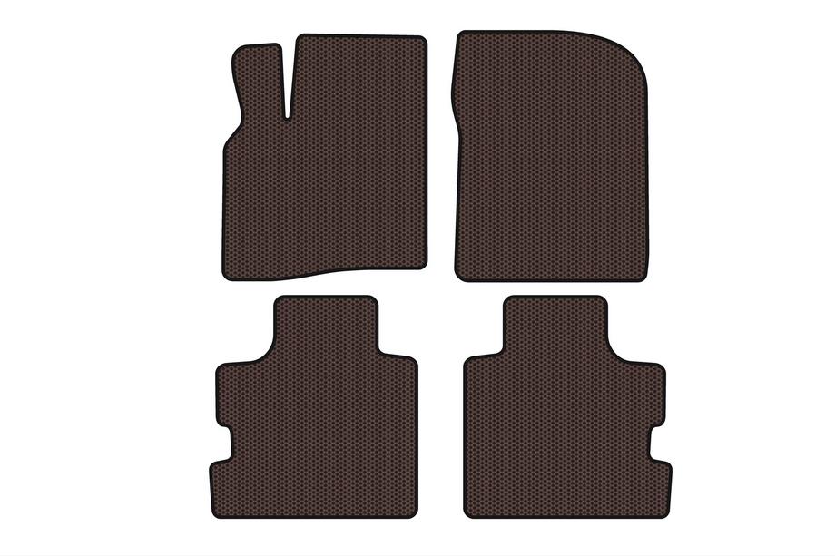 Chrysler Pacifica 2004–2008 Gumijas paklājiņi Carsuit (Brūni) Image