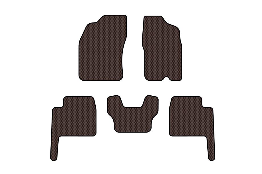Dodge Durango 2004–2009 Gumijas paklājiņi Carsuit (Brūni) Image