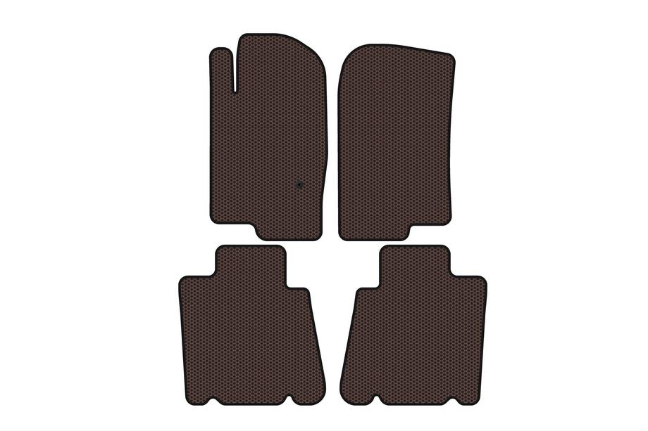Ford Explorer 2001–2005 Carsuit gumijas salona paklājiņi (2 rindas, brūni) Foto 1