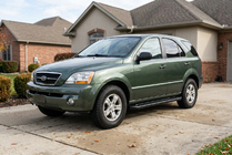 Kia Sorento I BL 2002–2009 Sānu sliekšņi Allmond Black (2 gab., alumīnijs) foto 1