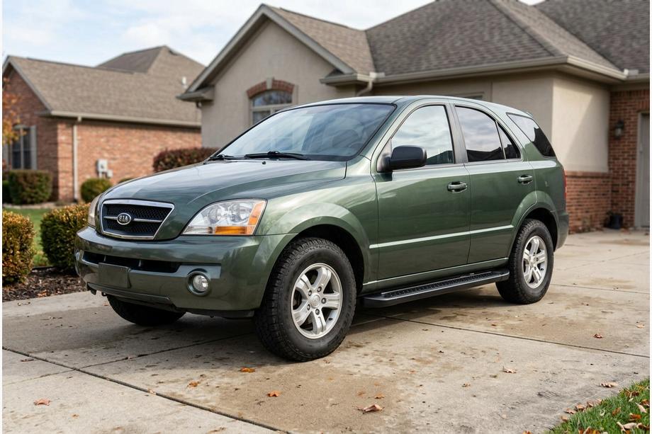 Kia Sorento I BL 2002–2009 Sānu sliekšņi Allmond Black (2 gab., alumīnijs) Image