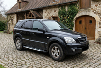 Kia Sorento I BL 2002–2009 Sānu sliekšņi Sunrise (2 gab., alumīnijs) foto 1