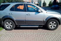 Kia Sorento I BL 2002–2009 Sānu pakāpieni RedLine V1 (2 gab., alumīnijs) foto 4