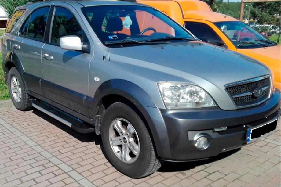 Kia Sorento I BL 2002–2009 Sānu pakāpieni RedLine V1 (2 gab., alumīnijs) Image