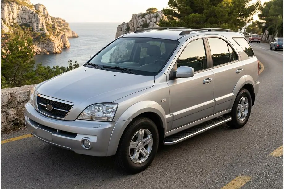 Kia Sorento I BL 2002–2009 Sānu pakāpieni Maydos V1 (2 gab., alumīnijs ↗ nerūsējošais tērauds) Image