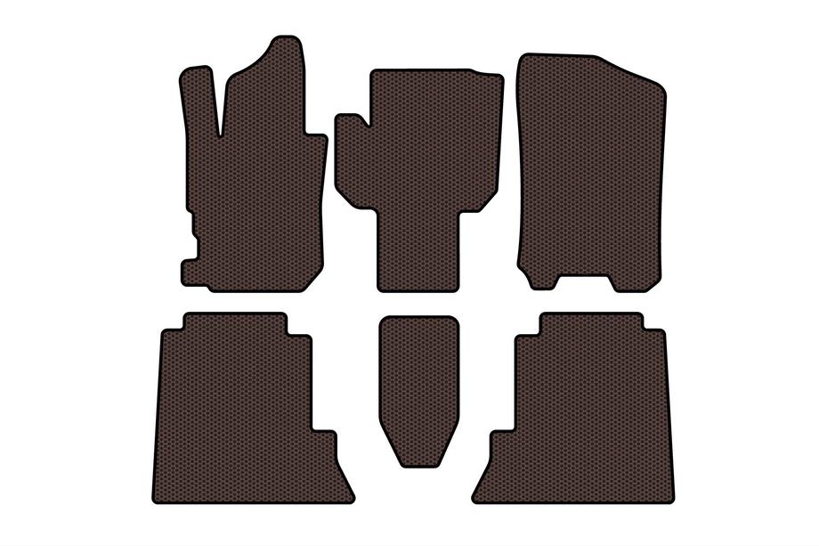 Honda FR-V 2004–2009 Gumijas paklājiņi Carsuit (Brūni) Image