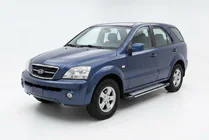 Kia Sorento I BL 2002–2009 Sānu pakāpieni Rainbow (2 gab., alumīnijs) foto 1
