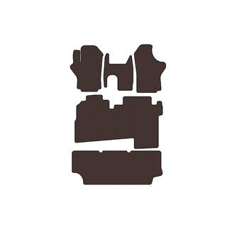Gumijas salona paklājiņi Carsuit (2004-2007, 3 rindas, 8-vietīgs, brūns) Hyundai H200, H1, Starex 1998–2007 foto 1