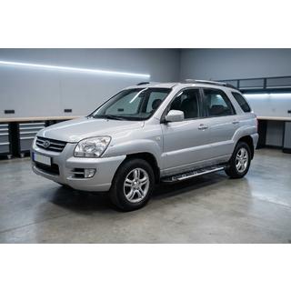 Sānu sliekšņi Sunrise (2 gab., alumīnijs) Kia Sportage 2004–2010 foto 1