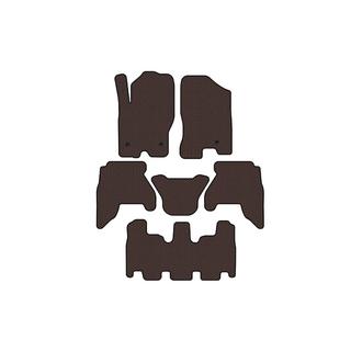 Gumijas paklājiņi Carsuit V1 (3 rindas, brūni, 2010-2014) Nissan Pathfinder R51 2005–2014 foto 1