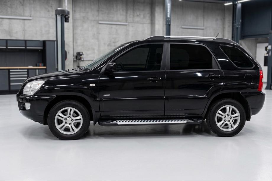 Kia Sportage 2004–2010 Sānu sliekšņi Line (2 gab., alumīnijs) Image