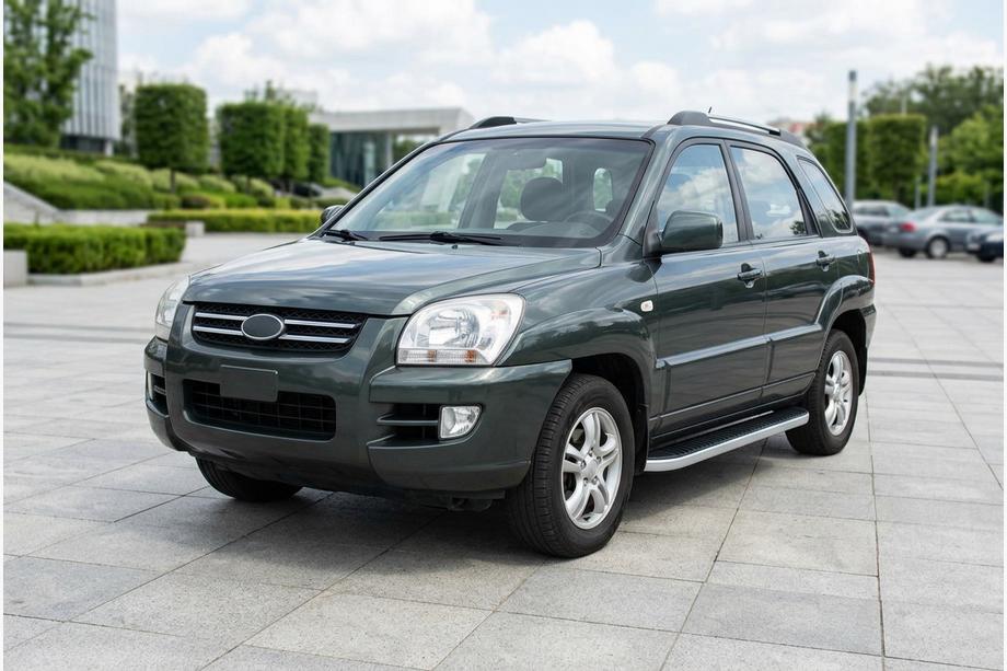 Kia Sportage 2004–2010 Sānu pakāpieni Tayga Grey (2 gab., alumīnijs) Image