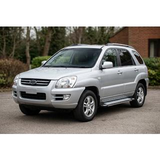 Sānu pakāpieni Rainbow (2 gab., alumīnijs) Kia Sportage 2004–2010 foto 1