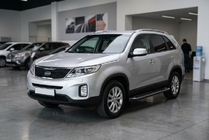 Kia Sorento II XM 2009–2014 Sānu sliekšņi Allmond Black (2 gab., alumīnijs) 2013–2015 foto 1