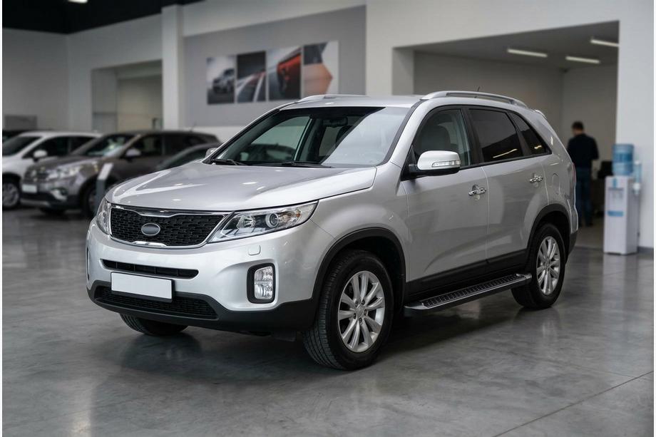 Kia Sorento II XM 2009–2014 Sānu sliekšņi Allmond Black (2 gab., alumīnijs) 2013–2015 Image