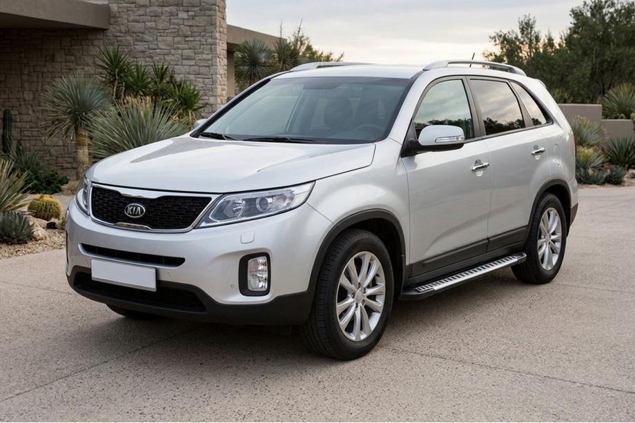Kia Sorento II XM 2009–2014 Sānu sliekšņi Line (2 gab., alumīnijs) Image