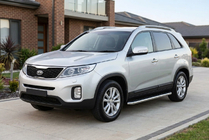 Kia Sorento II XM 2009–2014 Sānu pakāpieni Maydos V1 (2 gab., alumīnijs ↗ nerūsējošais tērauds) foto 1
