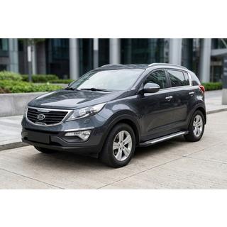 Sānu sliekšņi Line (2 gab., alumīnijs) Kia Sportage 2010–2015 foto 1