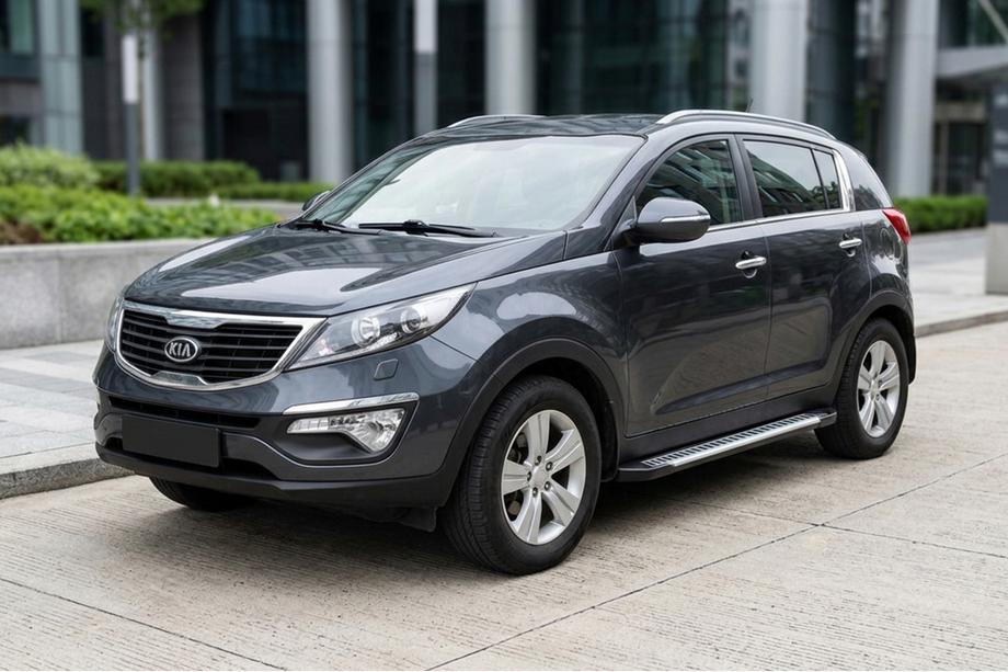 Kia Sportage 2010–2015 Sānu sliekšņi Line (2 gab., alumīnijs) Image