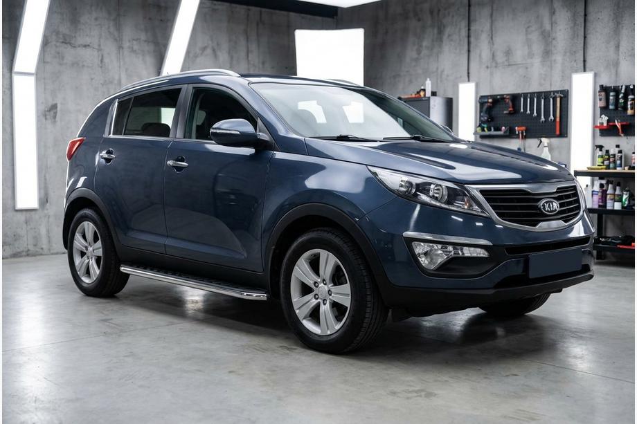Kia Sportage 2010–2015 Sānu kāpšļi Maydos V1 (2 gab., alumīnijs) Image