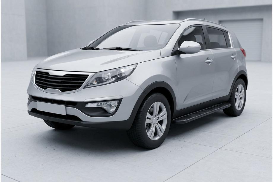 Kia Sportage 2010–2015 Sānu pakāpieni Bosphorus Black (2 gab., alumīnijs) Image