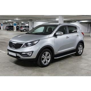 Sānu pakāpieni Tayga Grey (2 gab., alumīnijs) Kia Sportage 2010–2015 foto 1