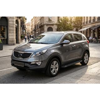 Sānu sliekšņi RedLine Black (2 gab., alumīnijs) Kia Sportage 2010–2015 foto 1