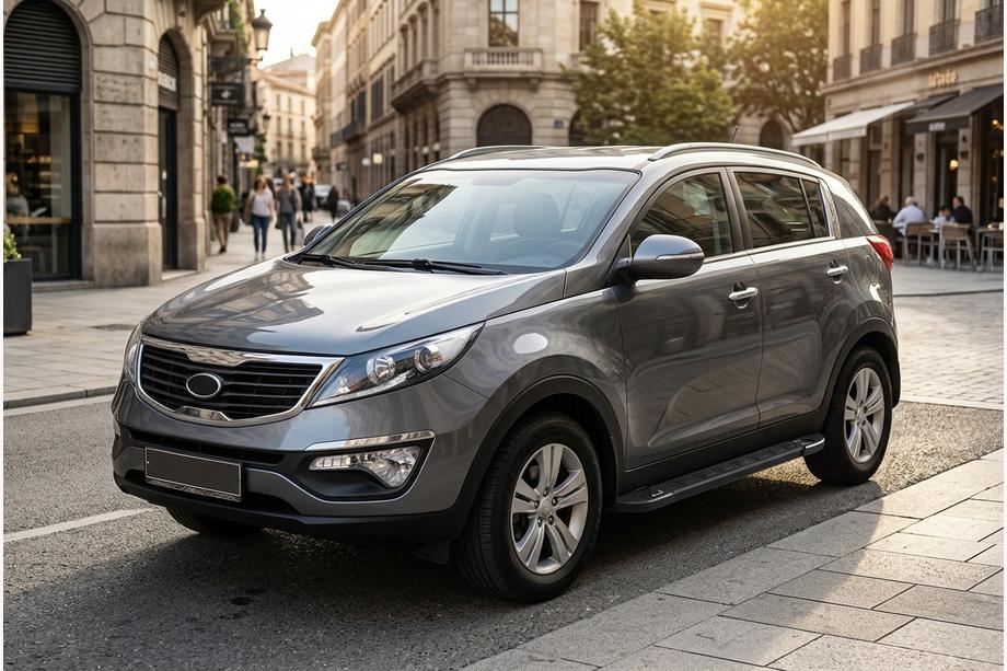 Kia Sportage 2010–2015 Sānu sliekšņi RedLine Black (2 gab., alumīnijs) Image