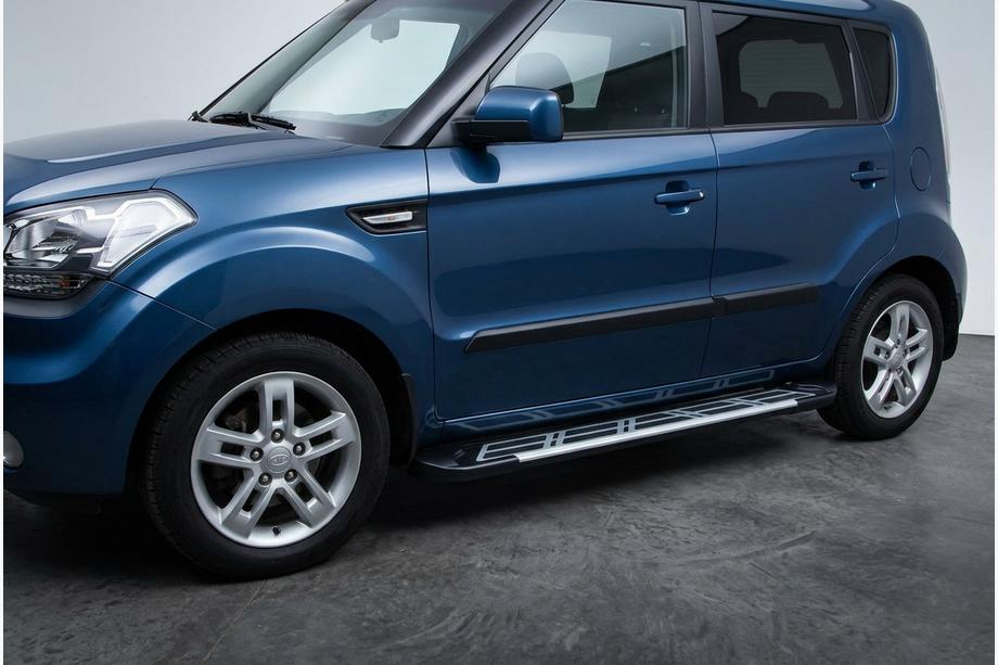 Kia Soul I 2008–2013 Sānu sliekšņi Sunrise (2 gab., alumīnijs) Image