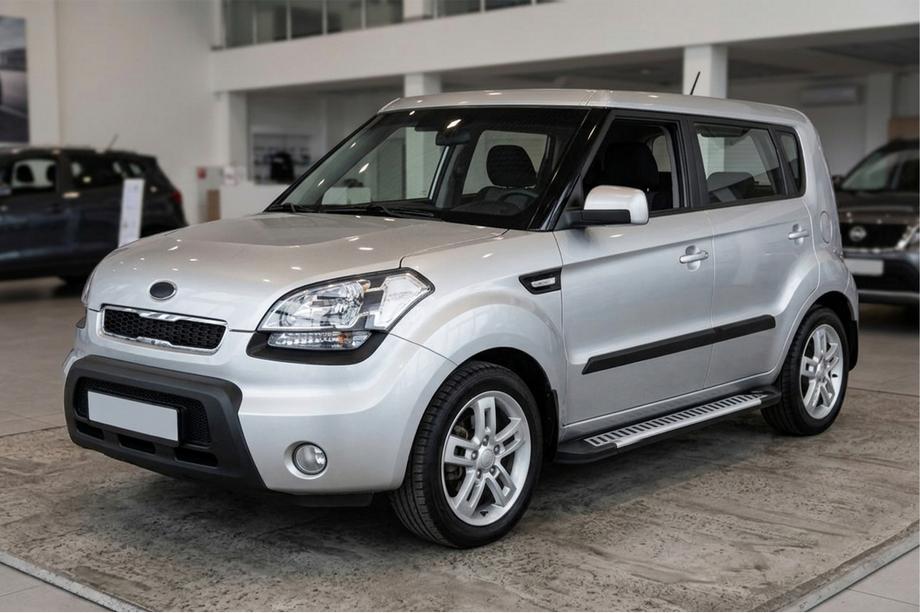 Kia Soul I 2008–2013 Sānu sliekšņi Line (2 gab., alumīnijs) Image