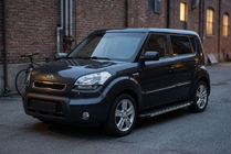 Kia Soul I 2008–2013 Sānu sliekšņi Duru (2 gab., alumīnijs) foto 1