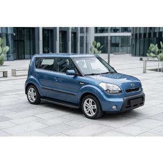 Sānu pakāpieni Bosphorus Black (2 gab., alumīnijs) Kia Soul I 2008–2013 foto 1