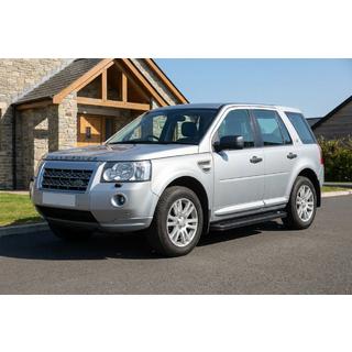 Sānu sliekšņi Allmond Black (2 gab., alumīnijs) Land Rover Freelander II 2006–2014 foto 1