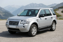 Land Rover Freelander II 2006–2014 Sānu pakāpieni Bosphorus Black (2 gab., alumīnijs) foto 1
