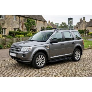 Sānu sliekšņi RedLine Black (2 gab., alumīnijs) Land Rover Freelander II 2006–2014 foto 1