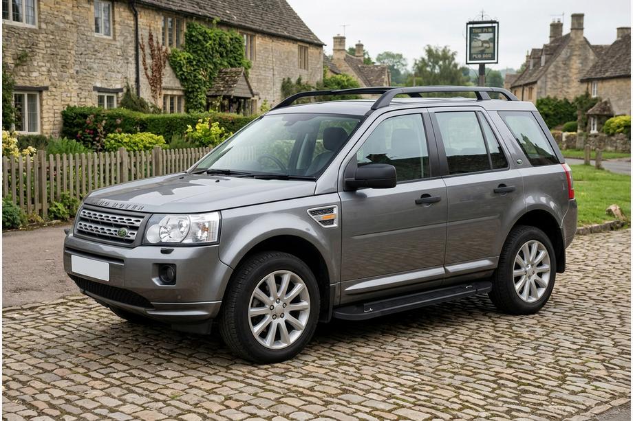 Land Rover Freelander II 2006–2014 Sānu sliekšņi RedLine Black (2 gab., alumīnijs) Image