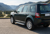 Land Rover Freelander II 2006–2014 Sānu pakāpieni Rainbow (2 gab., alumīnijs) foto 1