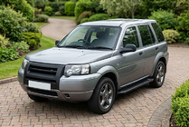 Land Rover Freelander I 1997–2006 Sānu sliekšņi Allmond Black (2 gab., alumīnijs) foto 1
