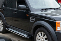 Land Rover Discovery III 2004–2009 Sānu pakāpieni Rainbow (2 gab., alumīnijs) foto 1