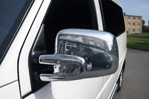 Volkswagen T4 Transporter 1990–2003 Hromēti spoguļu uzlikas (Carmos, 1 gab., labā puse, plastmasa) foto 1