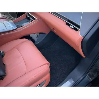 Premium tekstila paklājiņi (2 rindas, melni) foto 2